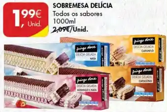 Pingo Doce Sobremesa Delícia 1000ml promoção