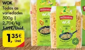 Pingo Doce Milaneza Wok 500g promoção