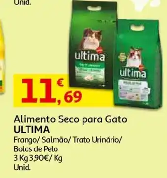 Auchan Alimento Seco para Gato Ultima 3kg promoção