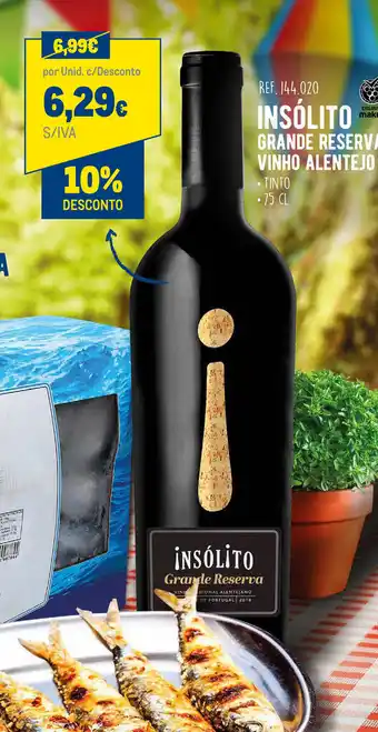 Makro Insólito Grande Rserva Vinho Alentejo 75cl promoção