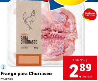 Lidl Frango para Churrasco 950g promoção