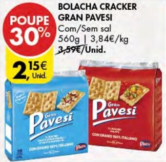 Pingo Doce Bolacha Cracker Gran Pavesi 560g promoção
