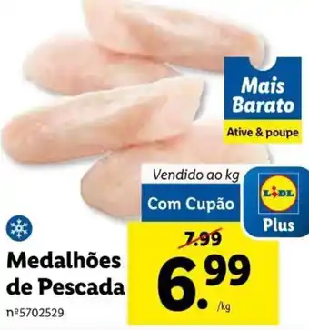 Lidl Medalhões de Pescada promoção