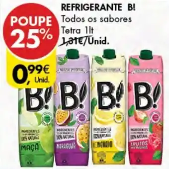 Pingo Doce Refrigerante B! 1lt promoção