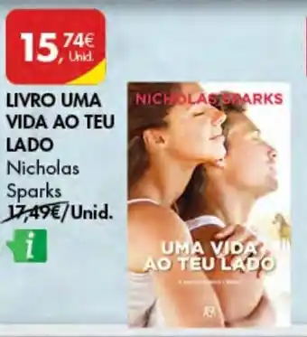 Livro Uma Vida ao Teu Lado Nicholas Sparks