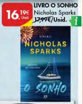 Pingo Doce Livro o Sonho Nicholas Sparks promoção