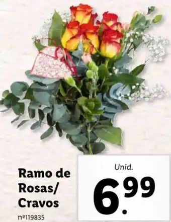 Lidl Ramo de Rosas/Cravos promoção