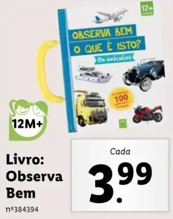 Lidl Livro Observa Bem promoção