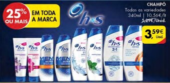H&S Champô 340ml