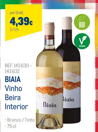 Makro Biaia Vinho Beira Interior 75cl promoção