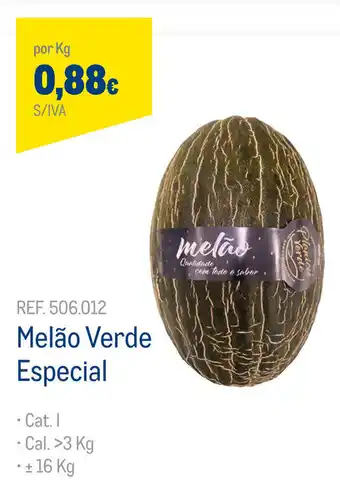Makro Melão Verde 16kg promoção