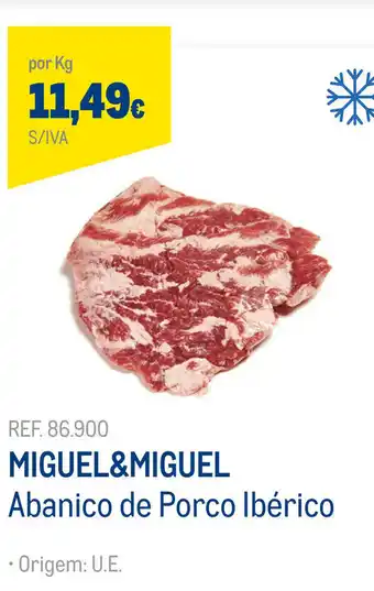 Makro Miguel&Miguel Abanico de Porco Ibérico promoção