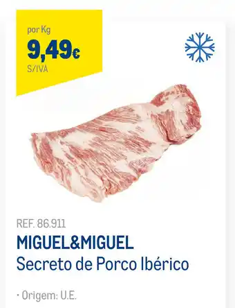 Makro Miguel&Miguel Secreto de Porco Ibérico promoção