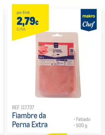Makro Fiambre da Perna Extra 500g promoção
