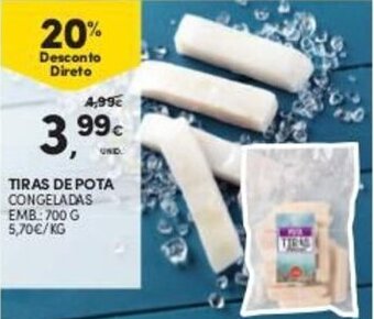 Continente Tiras de Pota 700g promoção