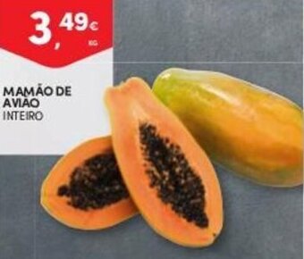 Continente Mamão de Aviao promoção