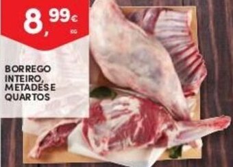 Continente Borrego Inteiro Metades e Quartos promoção