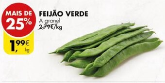 Pingo Doce Feijão Verde promoção