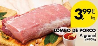 Pingo Doce Lombo de Porco promoção