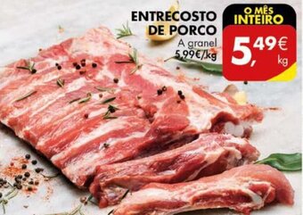 Pingo Doce Entrecosto de Porco promoção