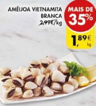 Pingo Doce Amêijoa Vietnamita Branca promoção