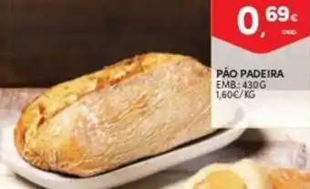 Continente Pão Padeira 430g promoção