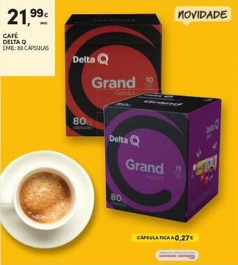 Continente Café Delta Q 80 Cápsulas promoção
