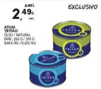Continente Atum Tritão 250g/270g promoção