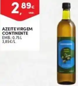 Continente Azeite Virgem Continente 0,75L promoção