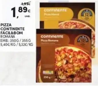 Continente Pizza Continente Fácil&Bom 250g/355g promoção