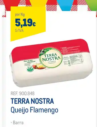 Makro Terra Nostra Queijo Flamengo promoção