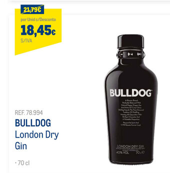 Bulldog London Dry Gin 70cl