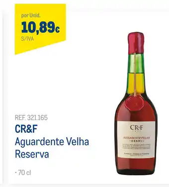 Makro CR&F Aguardente Velha Reserva 70cl promoção