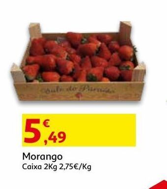 Auchan Morango caixa 2 kg promoção
