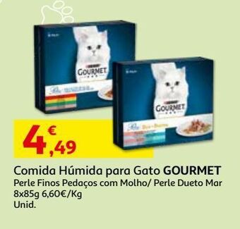 Auchan Comida húmida gato gourmet promoção