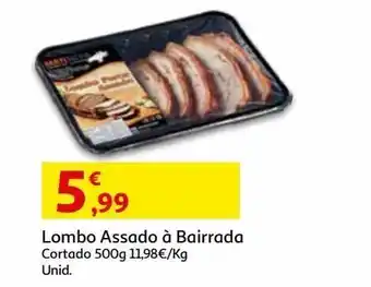 Auchan Lombo assado:à bairrada cortado 500 g promoção