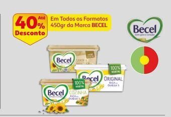Auchan Creme vegetal becel promoção