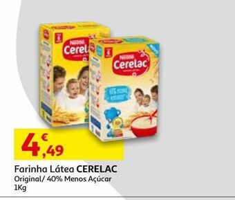 Auchan Farinha láctea cerelac promoção
