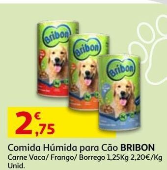 Auchan Comida húmida cão bribon promoção