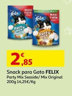 Auchan Snack gato felix promoção