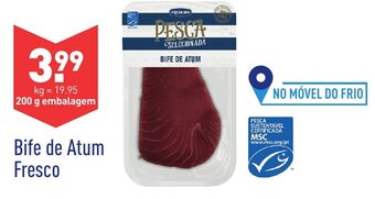 ALDI Bife de Atum Fresco 200g promoção