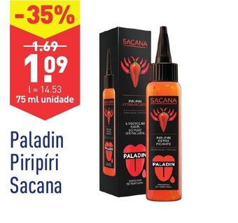 ALDI Paladin Piripíri Sacana 75ml promoção