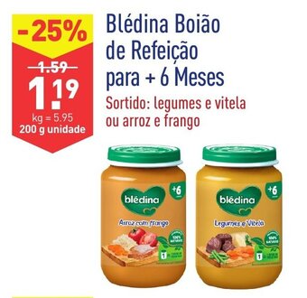 Blédina Boião de Refeição para +6 Meses 200g