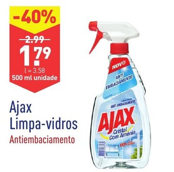 ALDI Ajax Limpa-vidros 500ml promoção