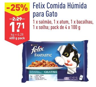 ALDI Felix Comida Húmida para Gato 400g promoção