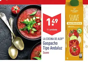 ALDI La Cpcina de Aldi Gaspacho TIpo Andaluz 1L promoção