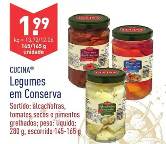 ALDI Cucina Legumes em Conserva 145/165g promoção