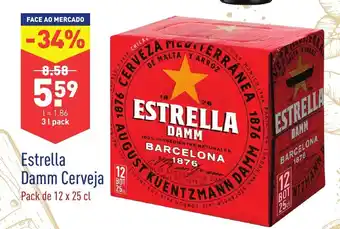 Estrella Damm Cerveja 3L