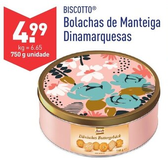 ALDI Bolachas de Manteiga Dinamarquesas 750g promoção