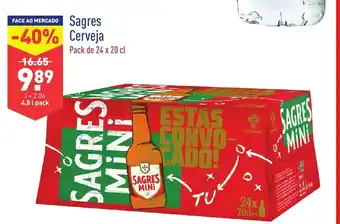 ALDI Sagres Cerveja 4,8L promoção